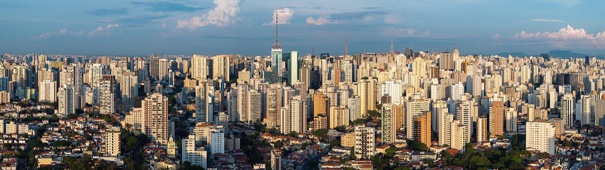 São Paulo aerial skyline