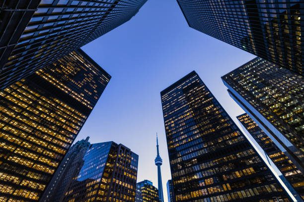 Toronto financial district towers
